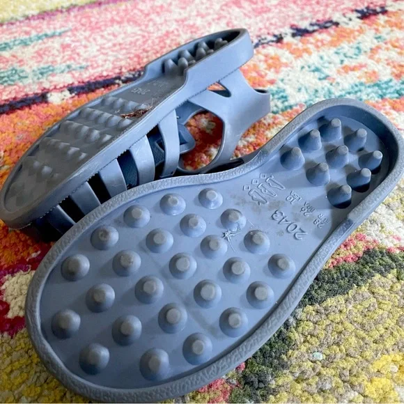 Blue Toddler Girl Jelly Fisherman Sandals - Picture 4 of 5